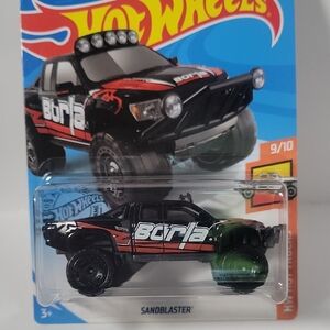 Hot Wheels Sandblaster Toy Truck - Black and Red